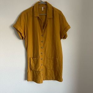 Pilcro button down shirt dress